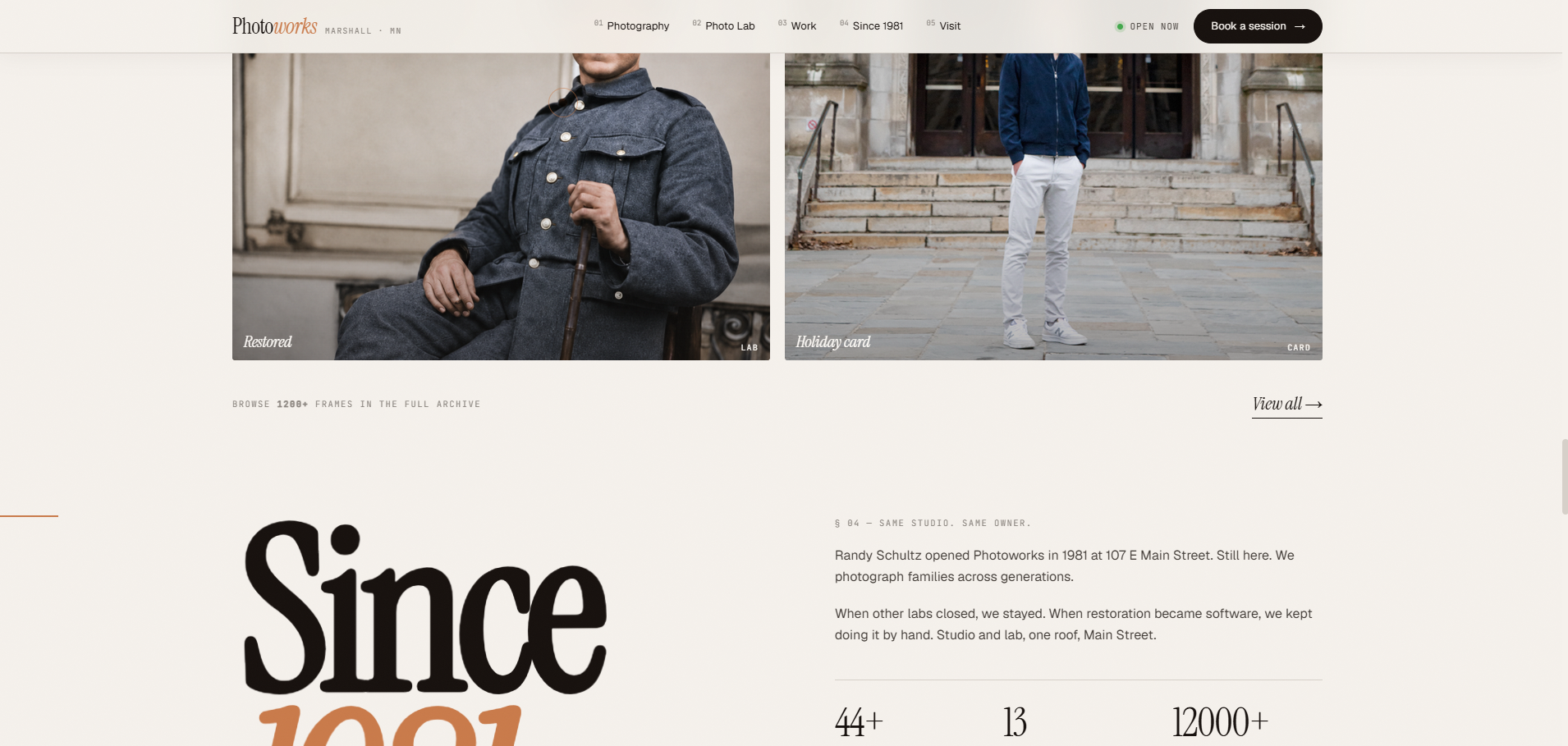 PhotoWorks — portfolio