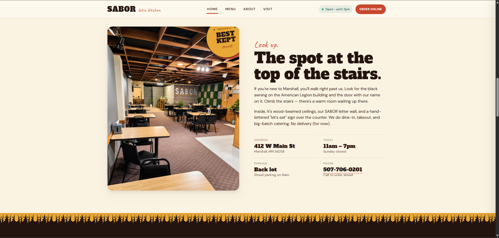 Sabor — location page